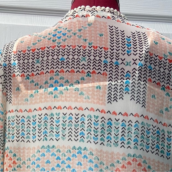 Daniel Rainn women sheer lined tank top adjustable straps blouse. Size S. Used.. - Picture 3 of 8